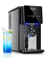 Ecozy Chillio Nugget Ice Maker, 40 lbs/Day, Touchless Dispensing