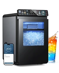 Ecozy Chillio Nugget Ice Maker, 44 lbs/Day, App Control, Self-Cleaning