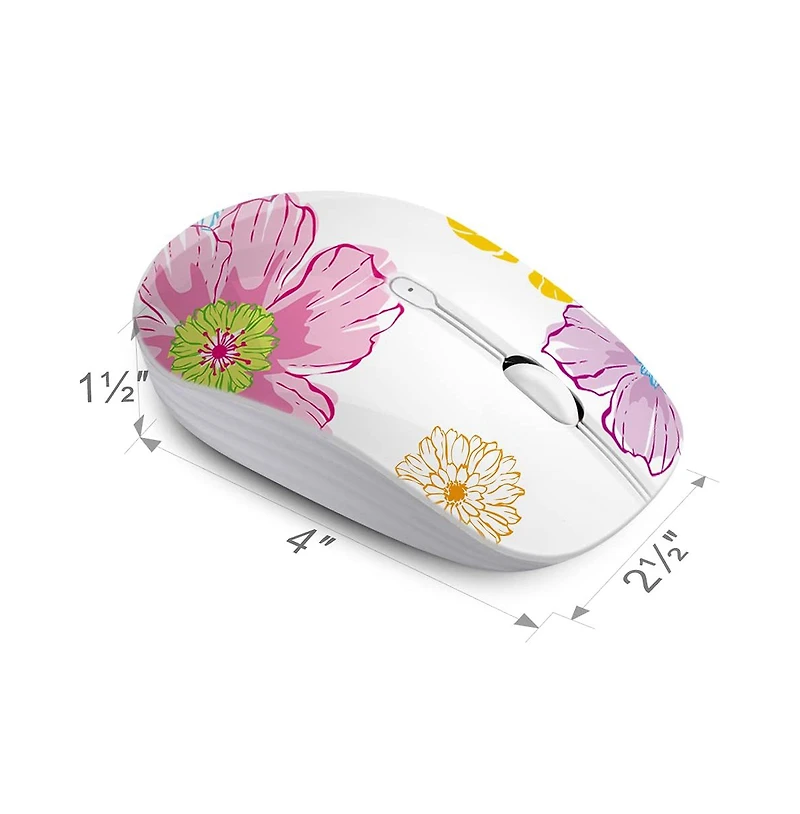 Lofree Wireless Silent Optical Mouse, Compatible with Pc/Mac