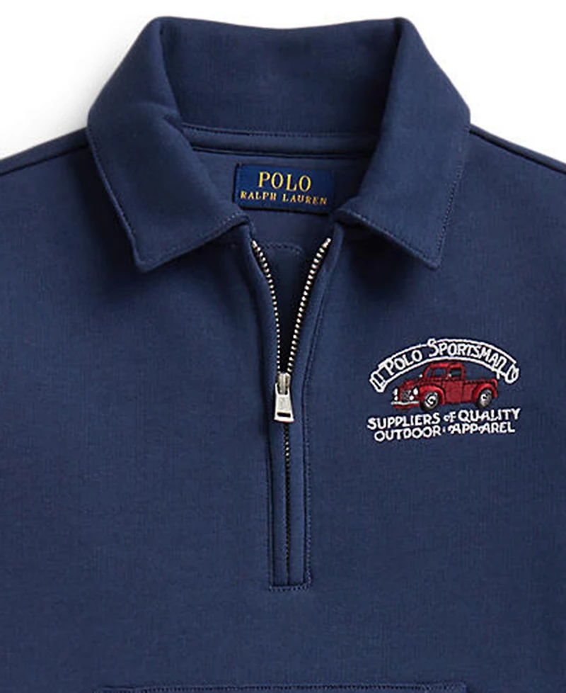 Polo Ralph Lauren Boys' 2T-7 Sportsman Fleece Sweatshirt and Pants, 2-Piece Set