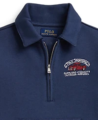 Polo Ralph Lauren Boys' 2T-7 Sportsman Fleece Sweatshirt and Pants, 2-Piece Set