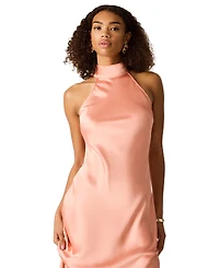 Steve Madden Women's Lara Satin Maxi Dress