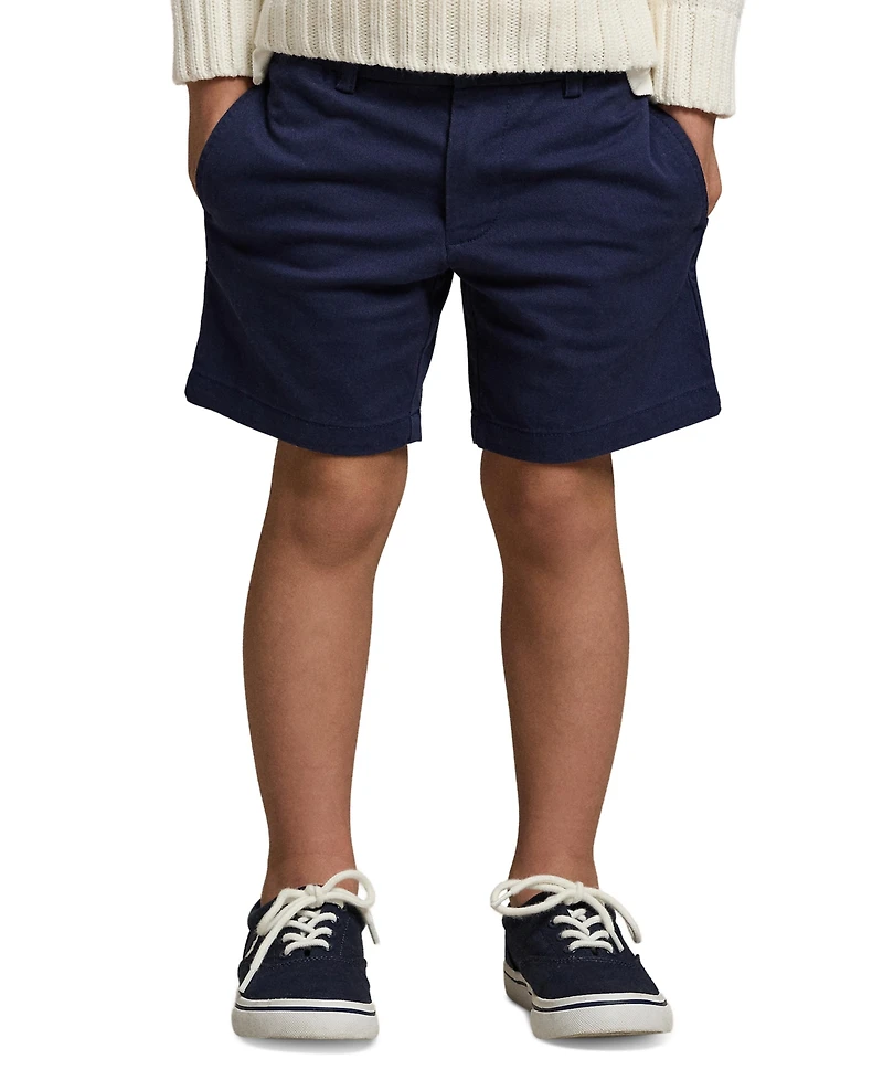 Polo Ralph Lauren Toddler and Little Boys Straight Fit Stretch Twill Short