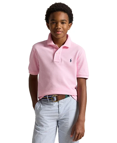 Polo Ralph Lauren Big Boys Cotton Mesh Logo Shirt