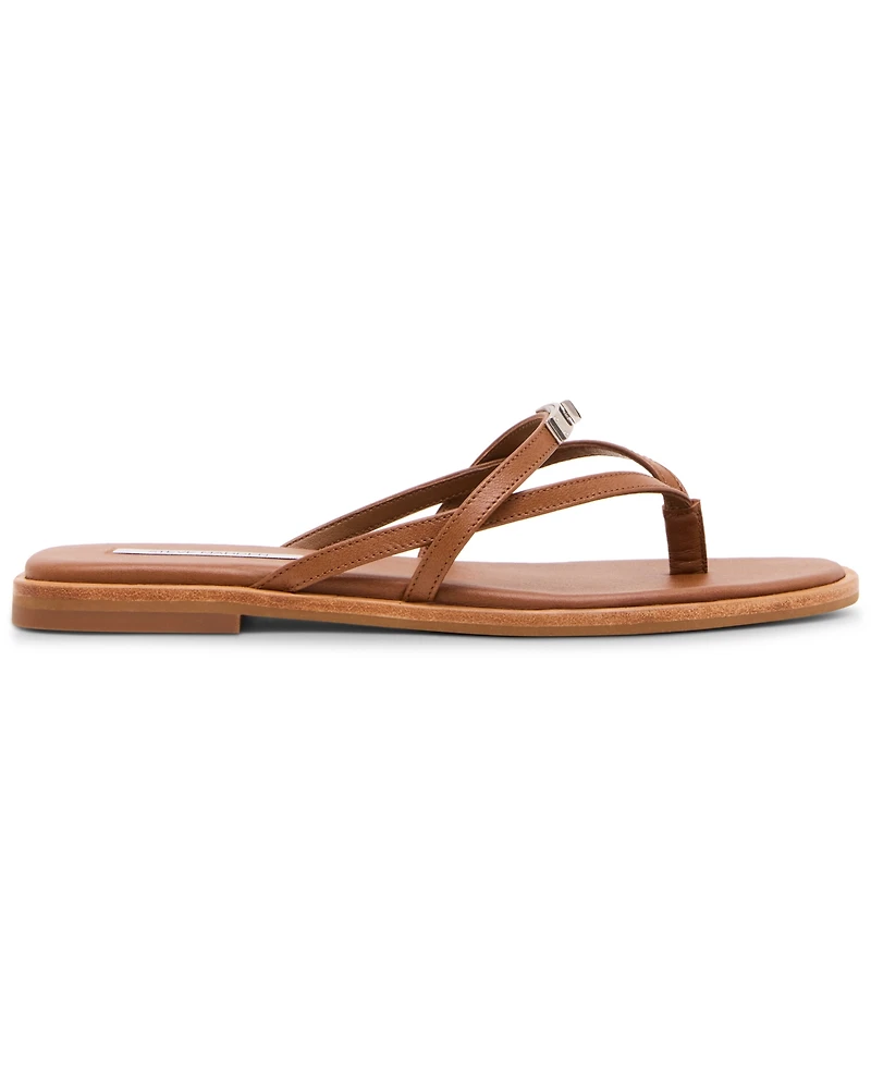 Steve Madden Women's Catalina Buckled Slip-On Thong Sandals