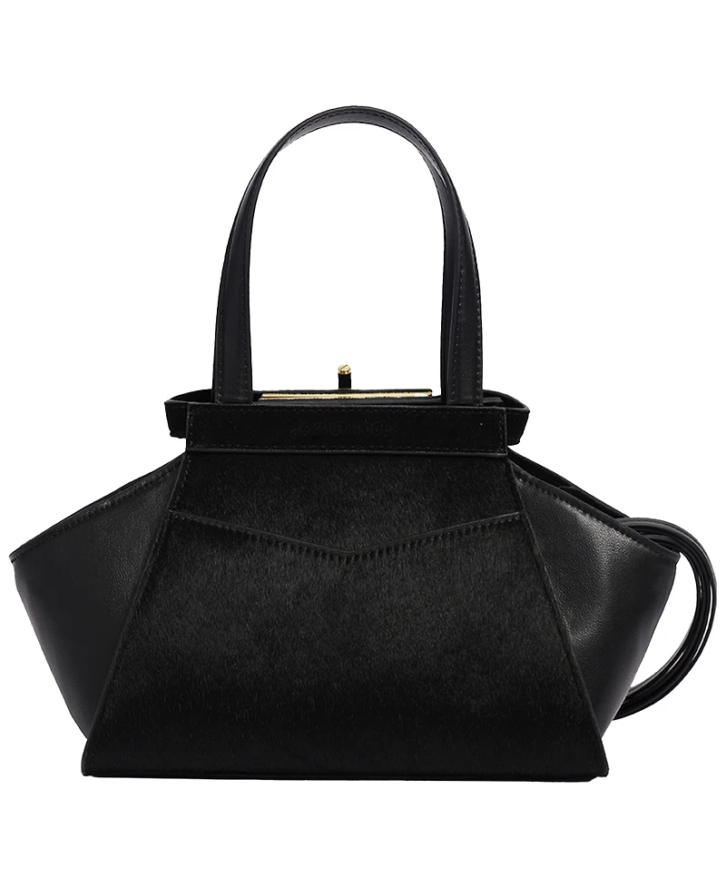 Kenneth Cole Leather Small Satchel Handbag