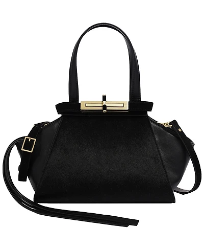 Kenneth Cole Leather Small Satchel Handbag