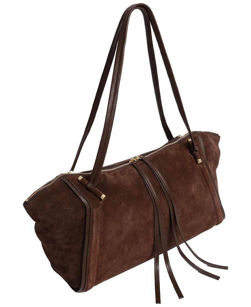 Kenneth Cole Highline East West Leather Zipper Extra-Large Tote Handbag