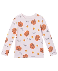 Andy & Evan Toddler Girls' 2T-4T Pumpkin Print Pajama, 2-Piece Set