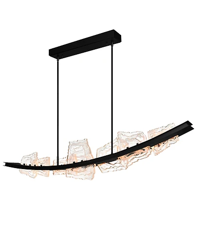 Cwi Lighting Arcus 70" Metal Chandelier