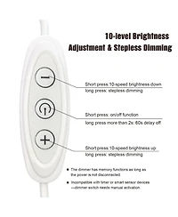 Lofree Dimmable Usb Cob Led Strip Lights Flexible Cuttable Task Lighting for Diy Projects