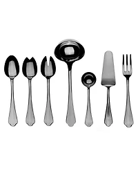 Dolce Vita Mirror Oro Nero Serve Set, 7 Piece