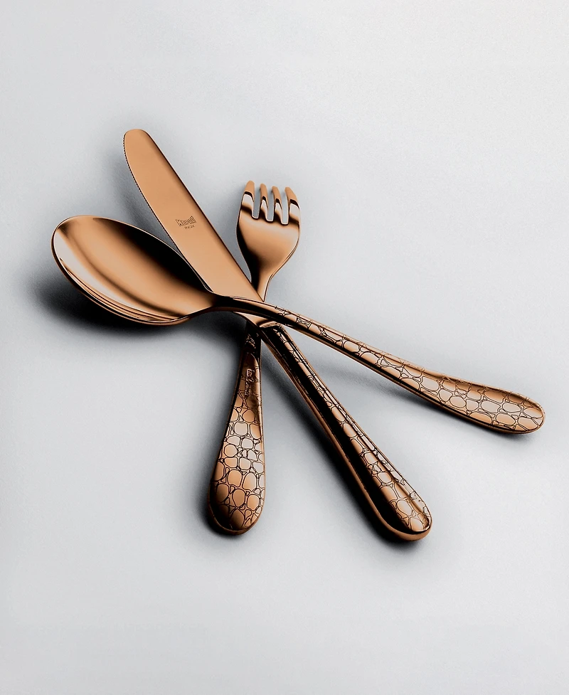 Coccodrillo Bronzo Flatware Set, 20 Piece