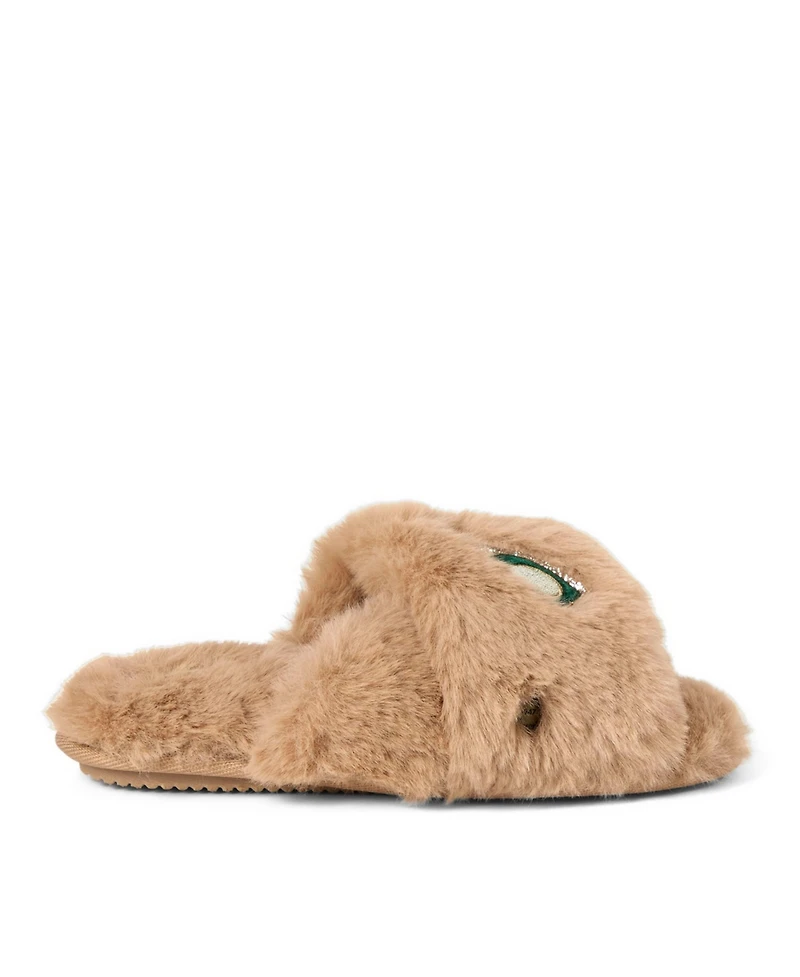Dearfoams Women's Fur Slide Slippers