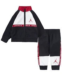 Jordan Baby Boys' Air Color-Block Tricot Tracksuit and Pants, 2-Piece Set