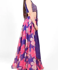 Raas Women's Floral Embroidered Lehenga Choli