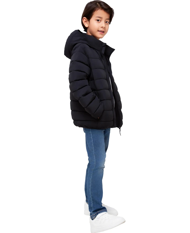 Rokka&Rolla Boys' Hudson Lightweight Hooded Puffer Jacket, 4-18