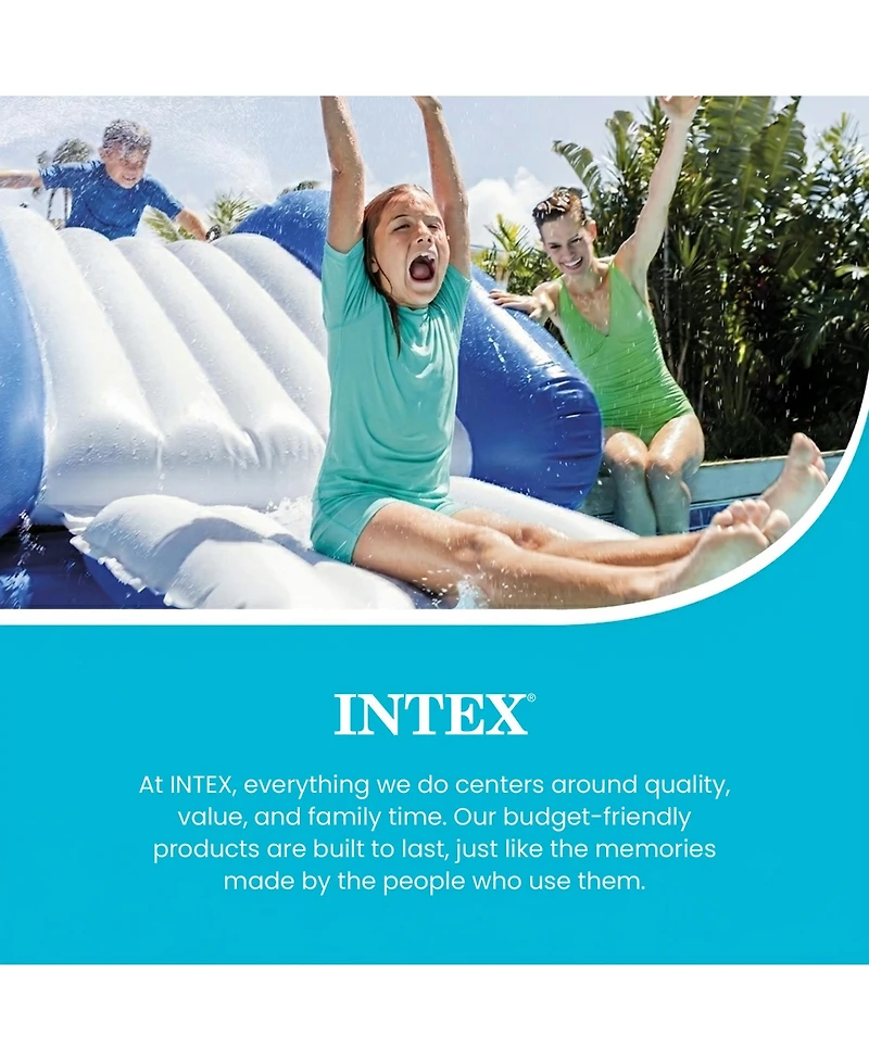 Intex Kool Splash Inflatable Play Center Swimming Pool Water Slide (2 Pack)