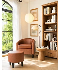 Chair and Ottoman Set