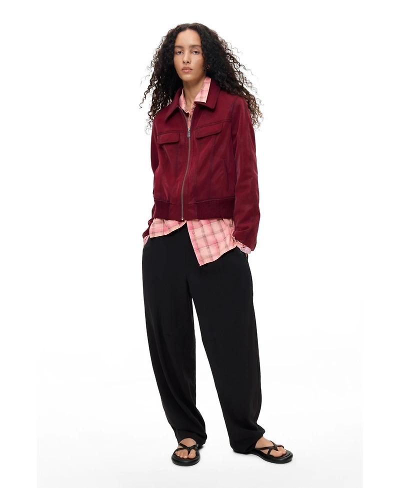 Desigual Women's Jacket Leather Effect