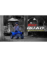 Razor Kids Electric Off Road Mini Dirt Quad Bike 4 Wheeler Atv 24 Volt, Blue