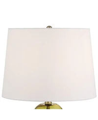 360 Lighting Grimmia 24" High Moss Green Glass Table Lamp Set of 2