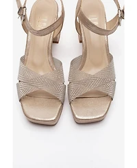 Prologue Shoes Women's Bavena Platform Block Heel Sandal