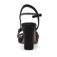 Prologue Shoes Women's Jarena Block Heel Ankle Strap Sandal