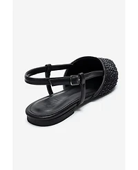 Prologue Shoes Women's Rexton Embellished Slingback Pump