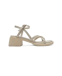 Forever and Always Shoes Women's Cirelle Leather Block Heel Sandal