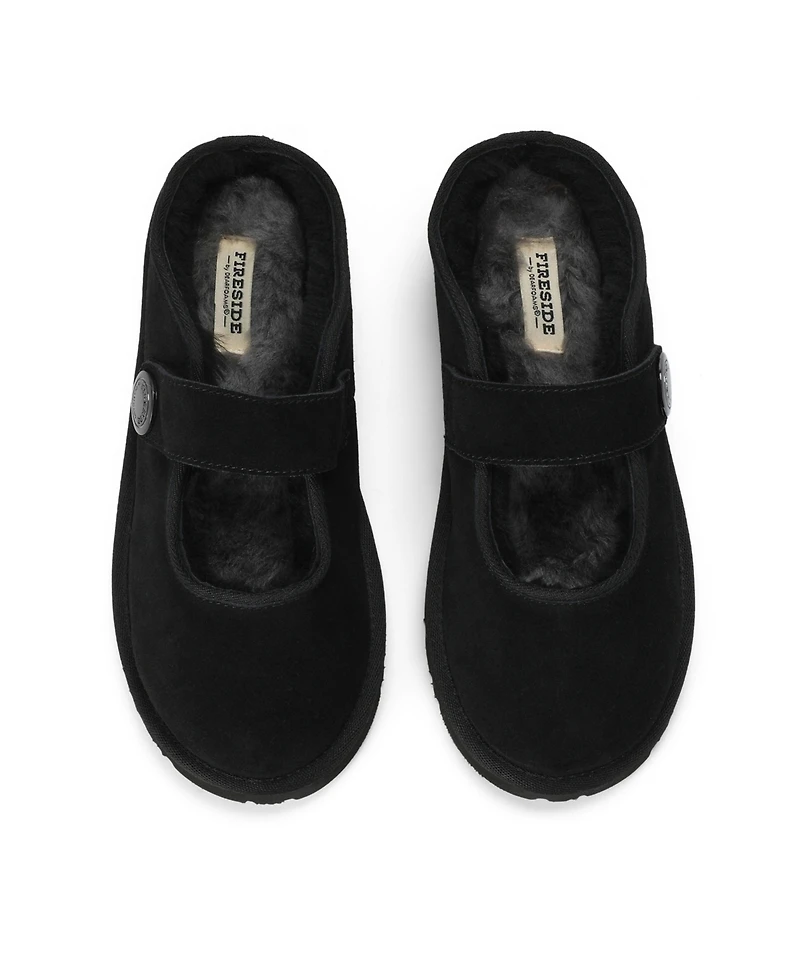 Dearfoams Women's Fireside by Coin Maryjane Slippers