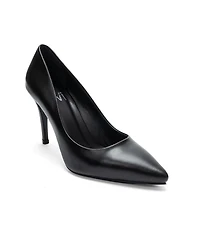 Forever and Always Shoes Women's Moriel Leather Stiletto Pump