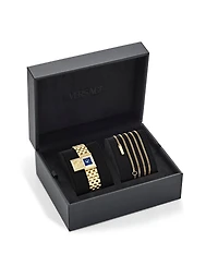 Versace Women's Reveal Precious Ip Yellow Gold Stainless Steel Bracelet Watch 18x25mm