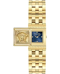 Versace Women's Reveal Precious Ip Yellow Gold Stainless Steel Bracelet Watch 18x25mm