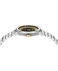 Versace Women's V-Libra Silver Stainless Steel Bracelet Watch 35mm