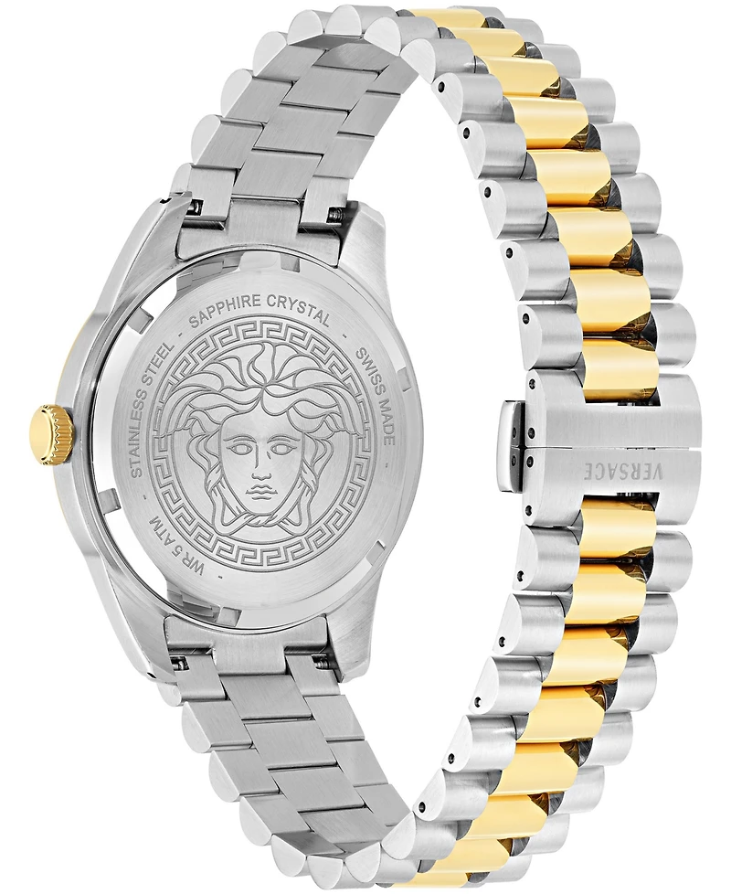 Versace Men's Apodis Ip Yellow Gold Stainless Steel Bracelet Watch 41mm