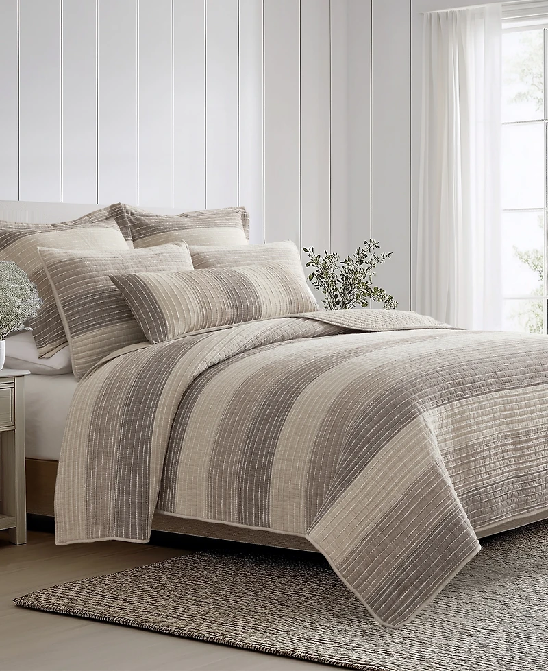 Levtex Home Sand Stripes Pillow Sham, Standard
