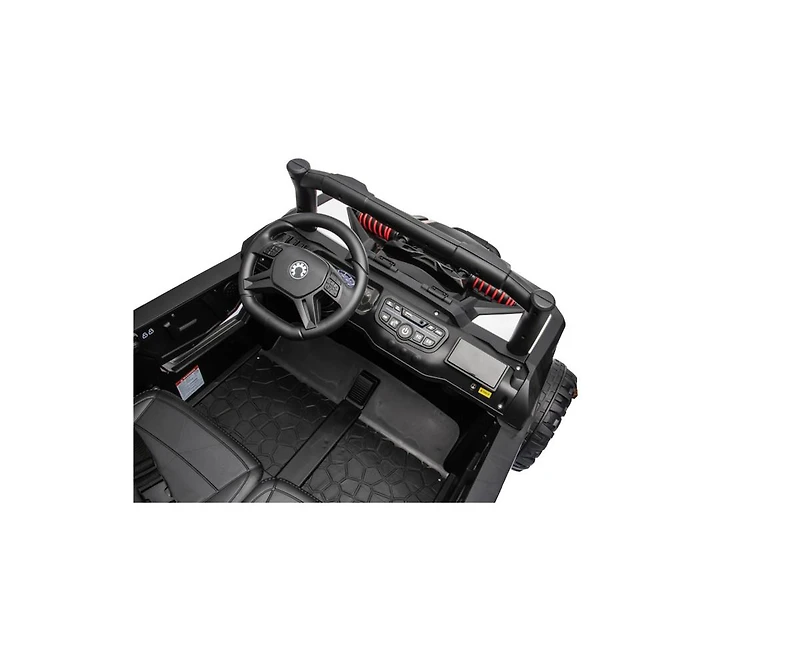 Yobtop 12V 7Ah Remote-Control Two-Mode Kids Electric Utv Ride-On Car, Ages 3+