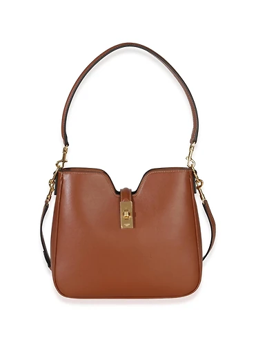 Pre-Owned Celine Tan Smooth Calfskin Small Camille 16 Soft Shoulder Bag