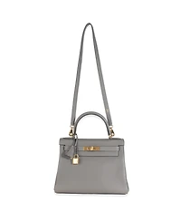 Pre-Owned HERMES Etain Clemence Retourne Kelly 28 Ghw