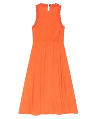Mint Velvet Women's Crochet Bodice Midi Dress