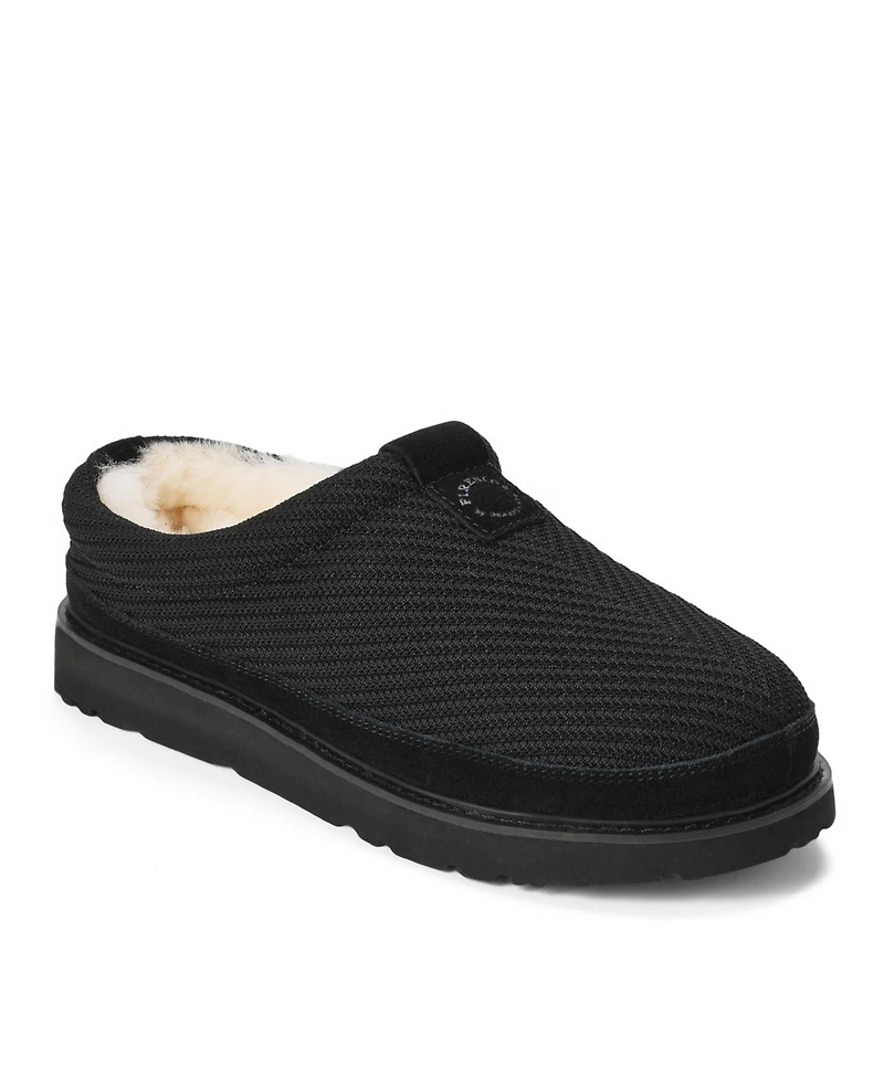 Dearfoams Men's Grafton Allday Knit Water Repellent Clog Slippers