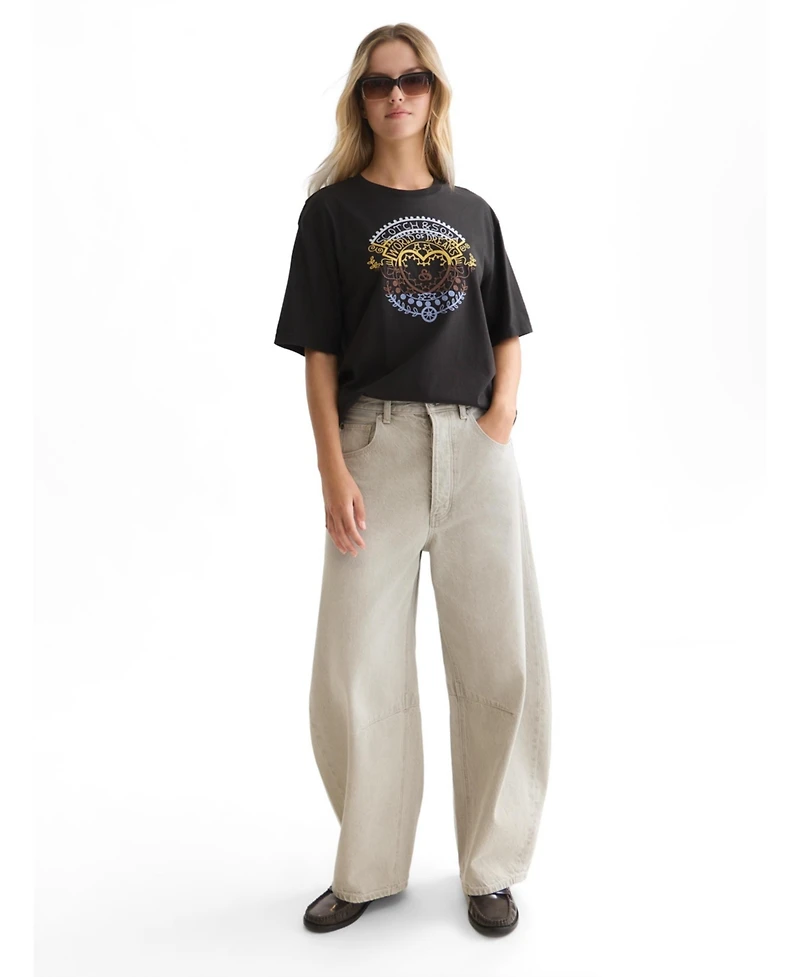 Scotch & Soda Women's Embroidered Loose-Fit T-Shirt