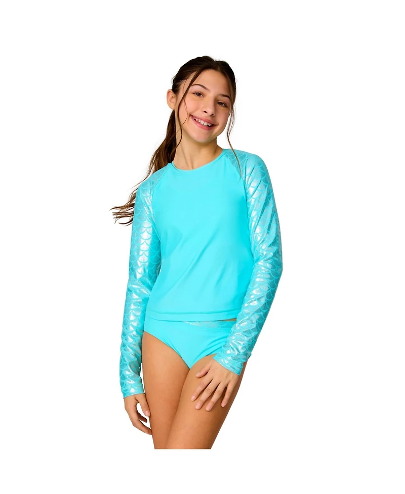 Free Country Girl's Rash Guard and Bikini Swim Set