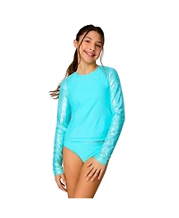 Free Country Girl's Rash Guard and Bikini Swim Set