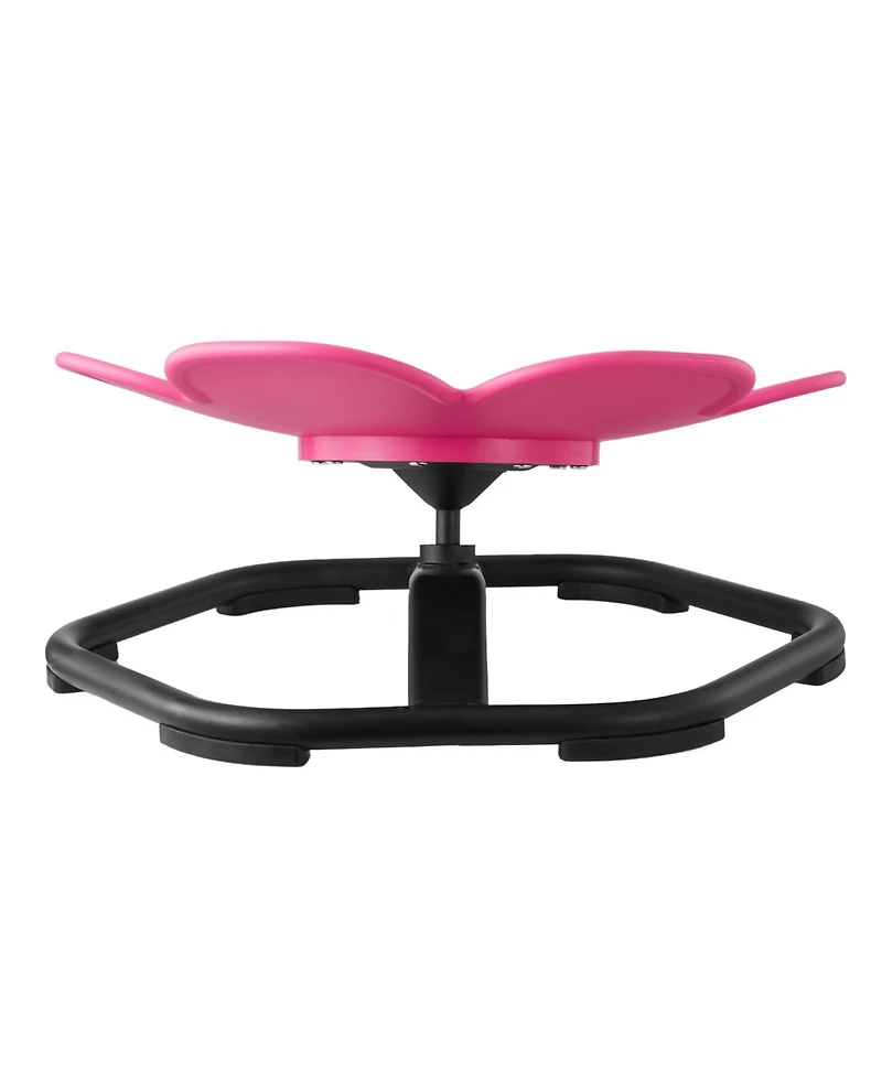 Sugift Flower Shape Sensory Spinning Balance Chair, Ages 3-12