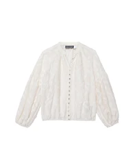 Mint Velvet Women's Floral Jacquard Blouse