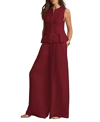 Mint Velvet Women's Tailored Tie Back Waistcoat