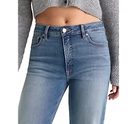 Good American Women's True Straight High-Rise Straight-Leg Jeans
