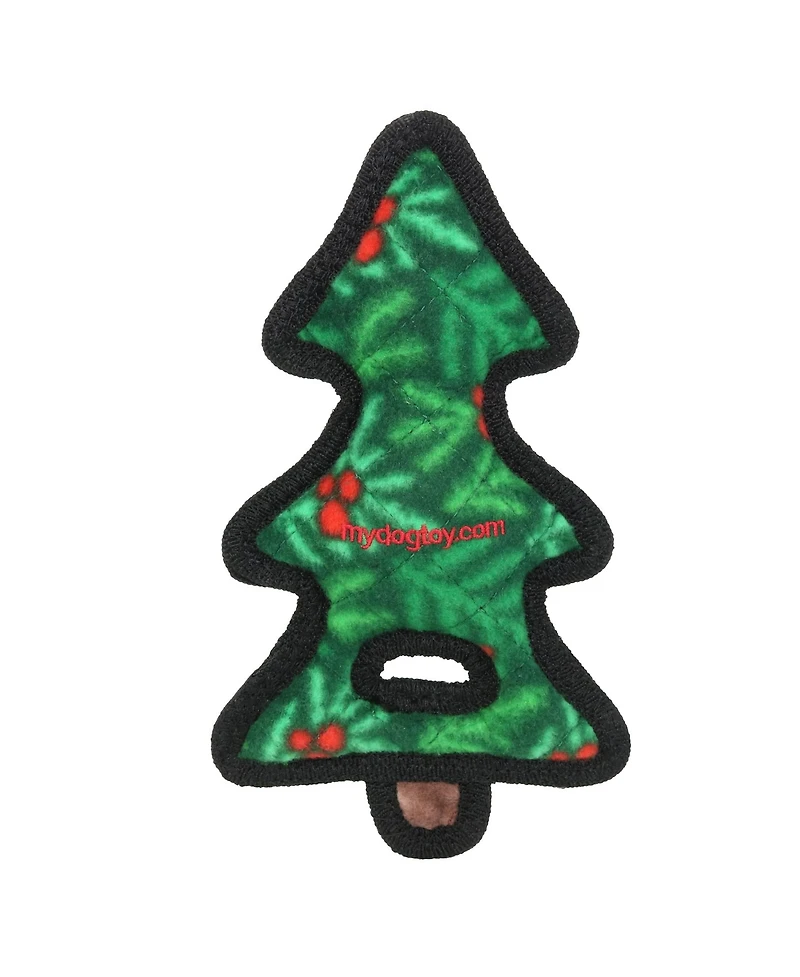 Tuffy Holiday Tree Tug 2 Pack, Christmas Dog Toy